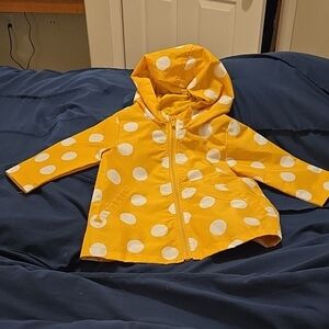 Carter's Yellow Polka Dot Raincoat for Kids